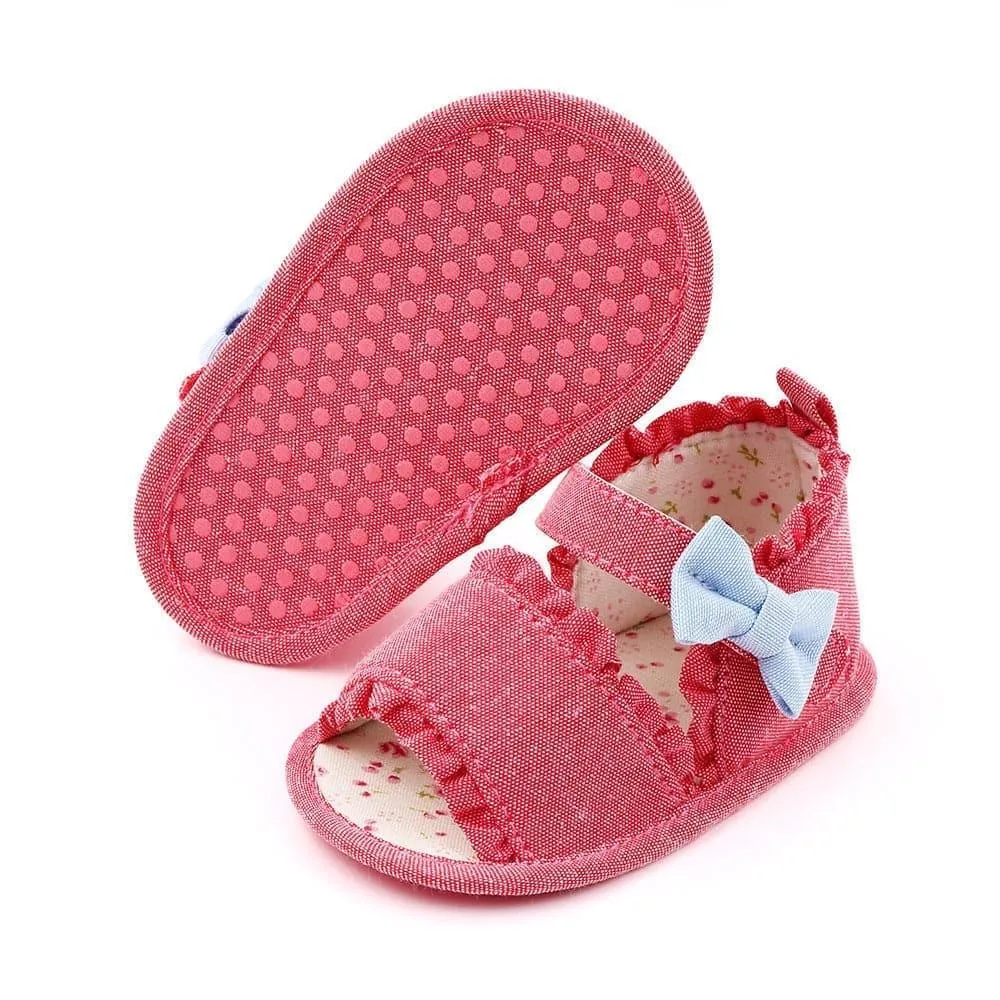 Angelodini™ Baby Soft Sole Anti Slip Toddler Marry Jane Lace Sandals