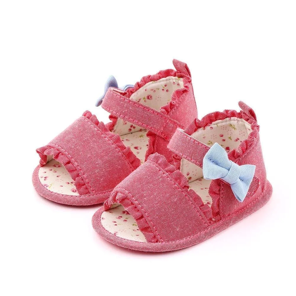 Angelodini™ Baby Soft Sole Anti Slip Toddler Marry Jane Lace Sandals