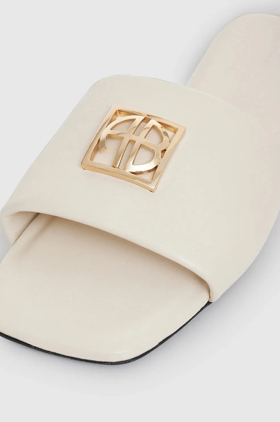 Anine Bing Ria Slides Monogram