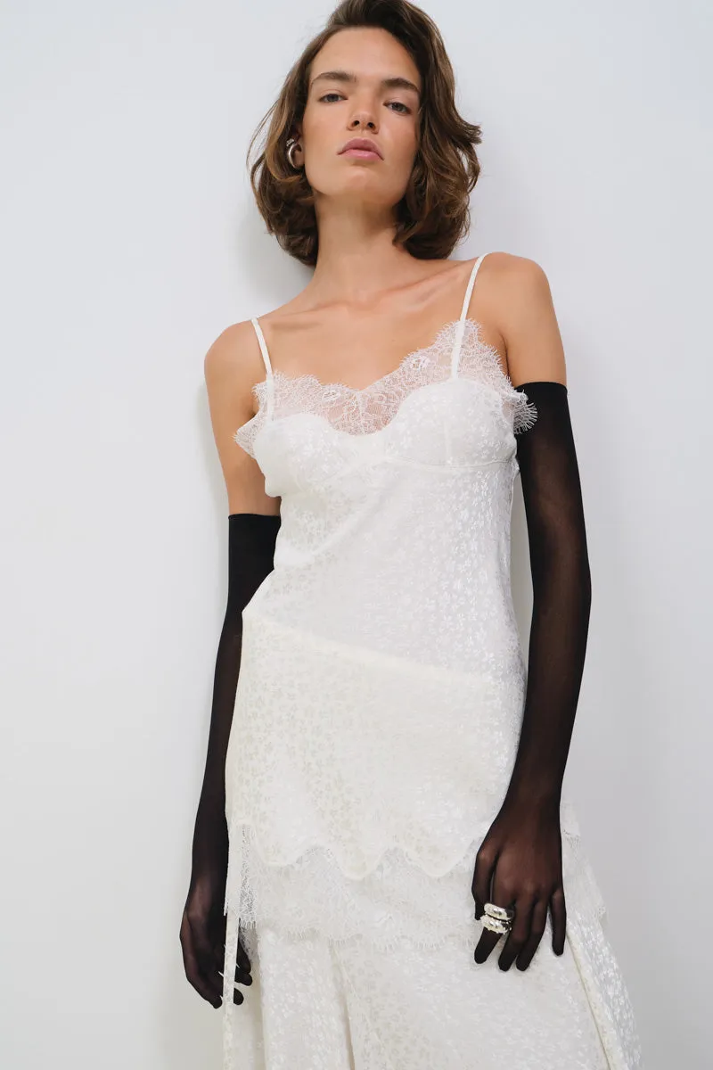 ASYMMETRICAL JACQUARD SKIRT