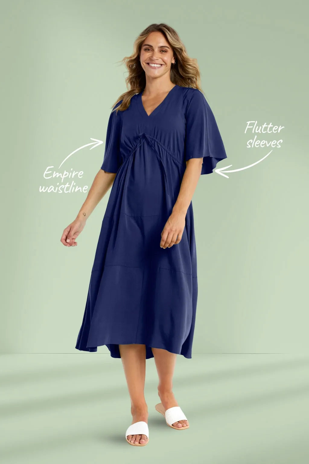 Betty Basics Cora Dress French Blue