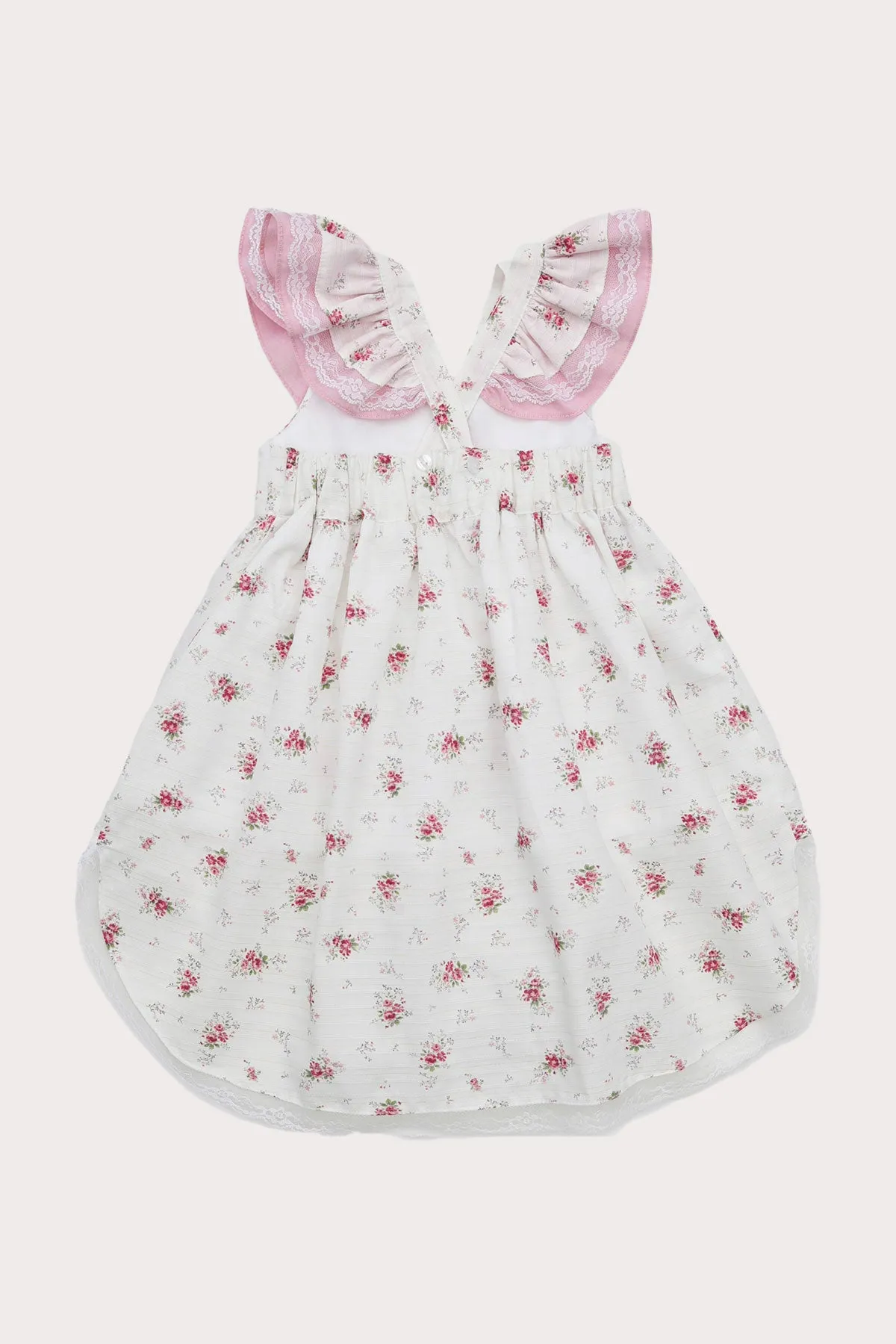 Boho Flutter Dress - Pink (2Y)
