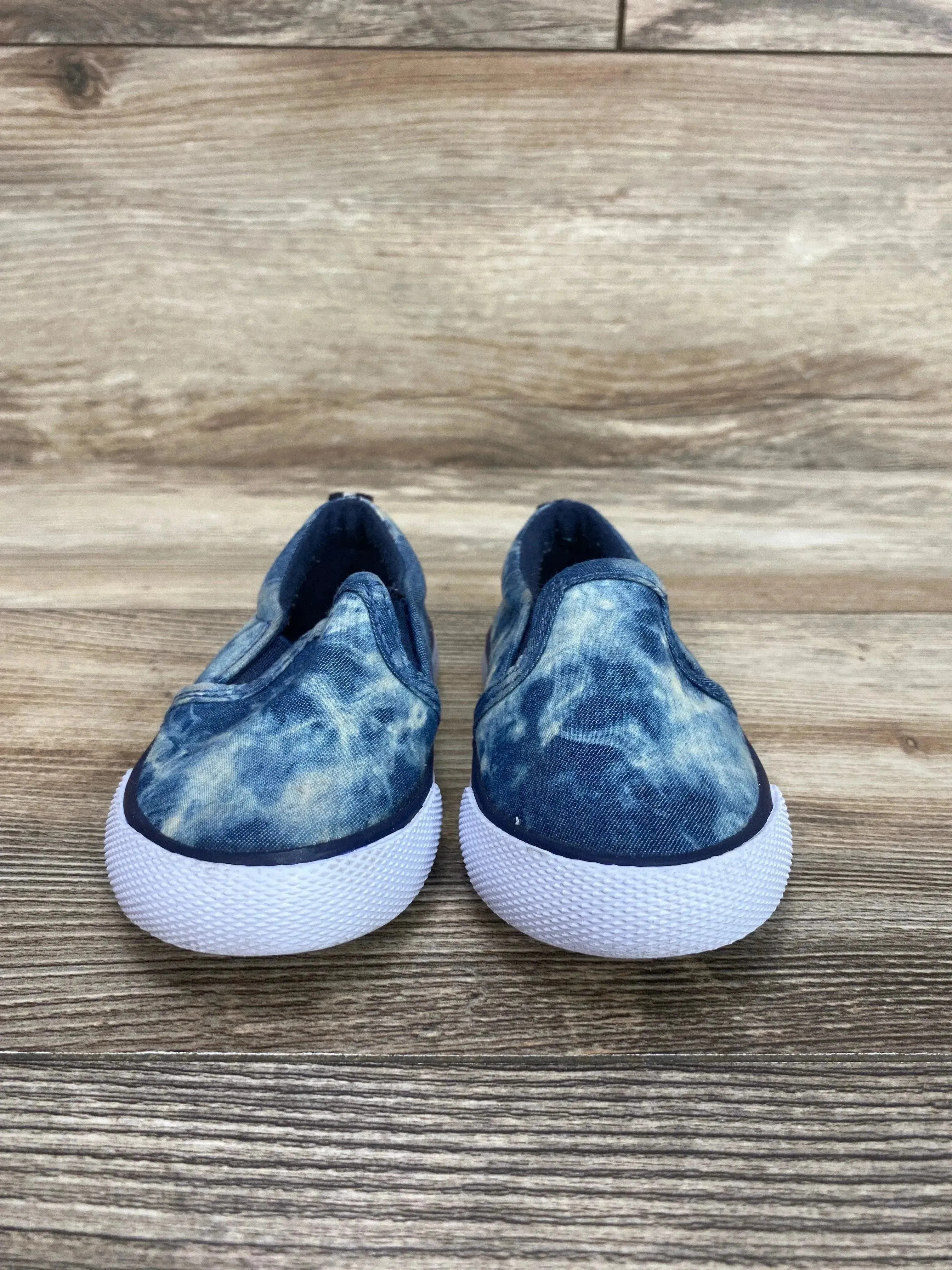 Cat & Jack Blue Keagan Slip-On Tie Dye Sneakers sz 5c