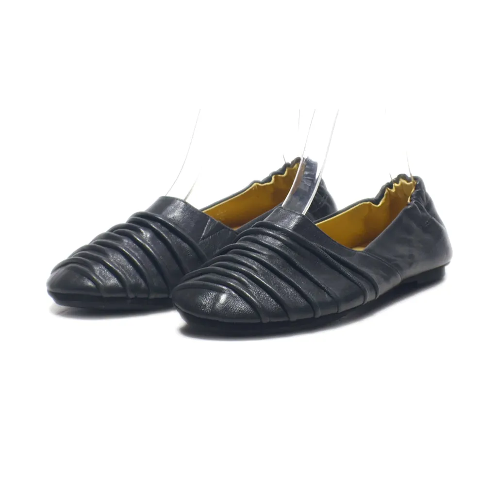 Chocolat Blu Ballerinas Leather Black Colour For Women