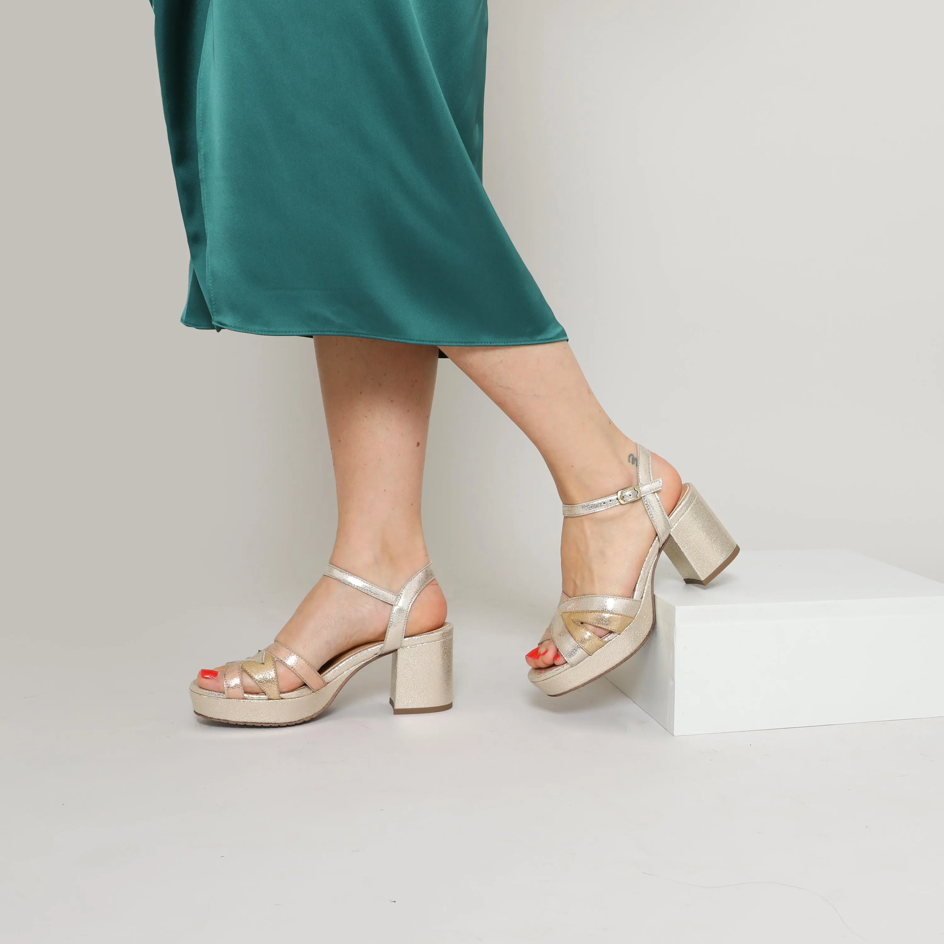 Cleo Vegan Metallic Trio