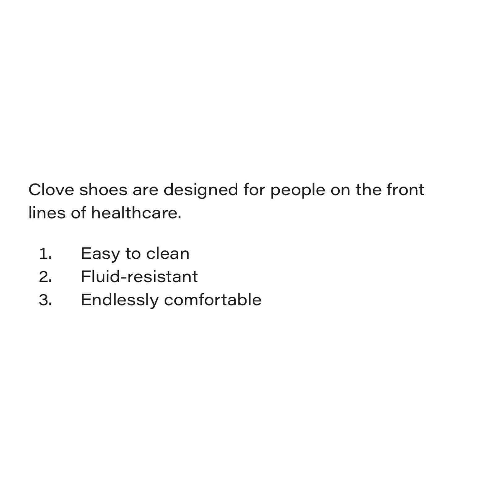 Clove Classic Healthcare Nursing Shoes - All Black Option, Size 8 New Sneakers