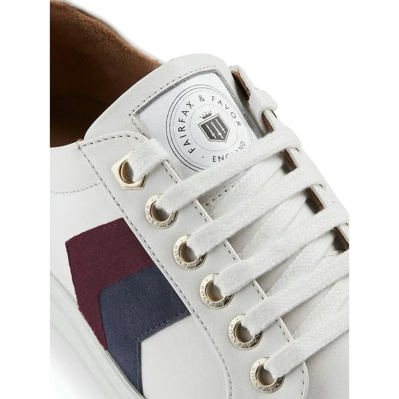 Fairfax & Favor Alexandra Ladies Trainer (Stockist Exclusive) - Plum/Ink