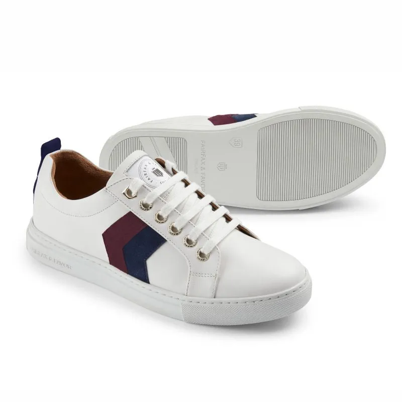 Fairfax & Favor Alexandra Ladies Trainer (Stockist Exclusive) - Plum/Ink