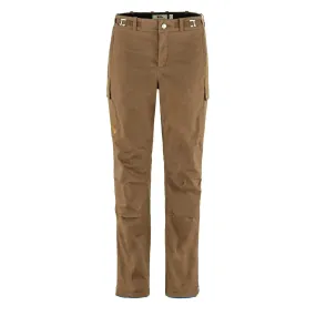 Fjallraven Womens Singi X-Trousers Short Leg Wood Brown