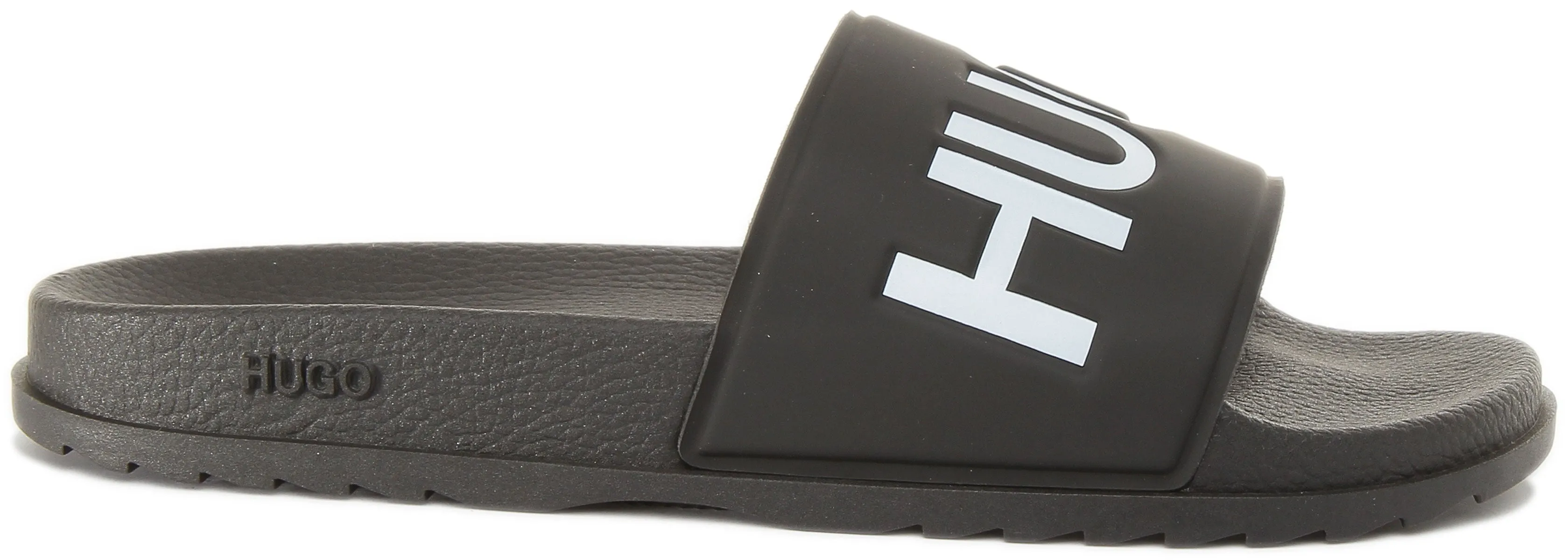 Hugo Match Sliders In Black For Men