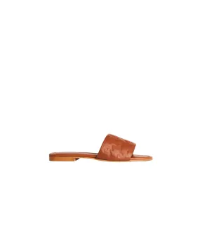 KARL LAGERFELD BRIO MONOGRAM RPT FLATS SANDALS