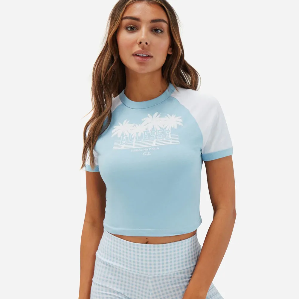 Áo Crop-Top Nữ Ellesse Summer Resort-Fanucci - Xanh Dương