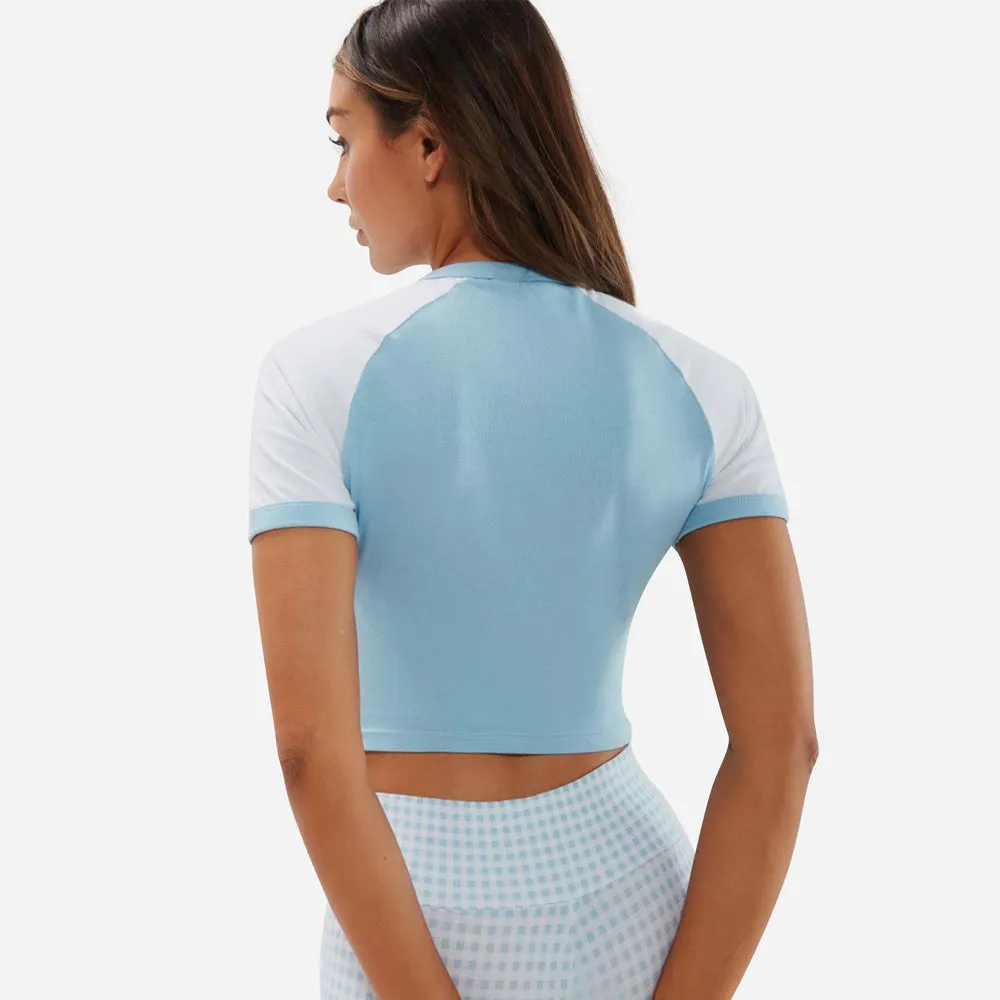 Áo Crop-Top Nữ Ellesse Summer Resort-Fanucci - Xanh Dương