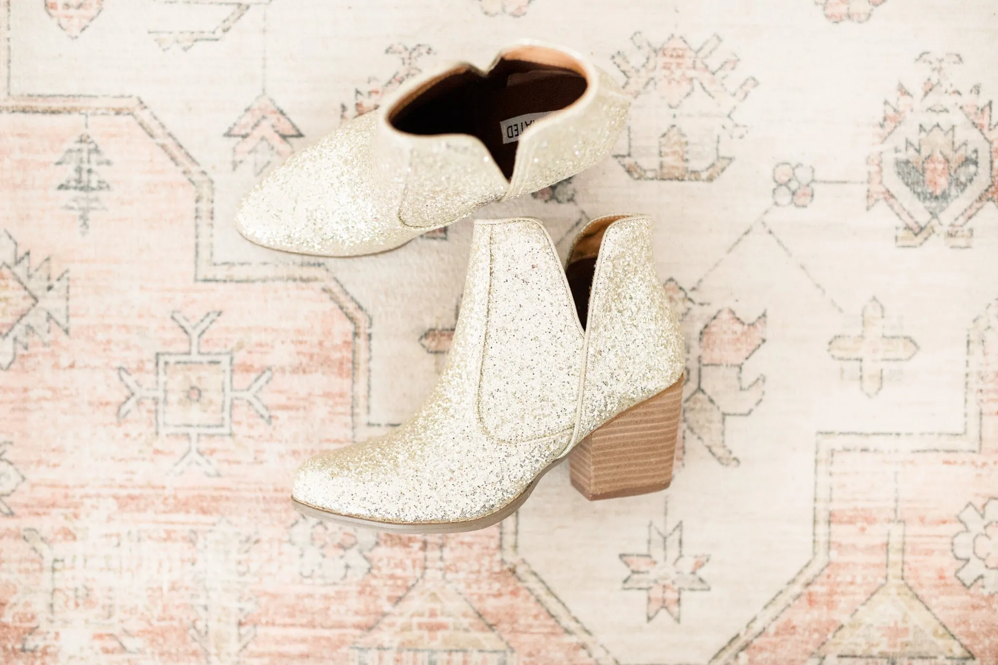ONLINE EXCLUSIVE Fiera Booties in Gold