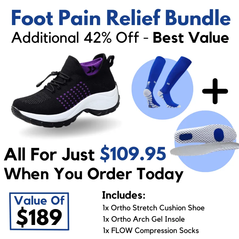 Ortho Stretch Cushion Shoes - Foot Pain Relief