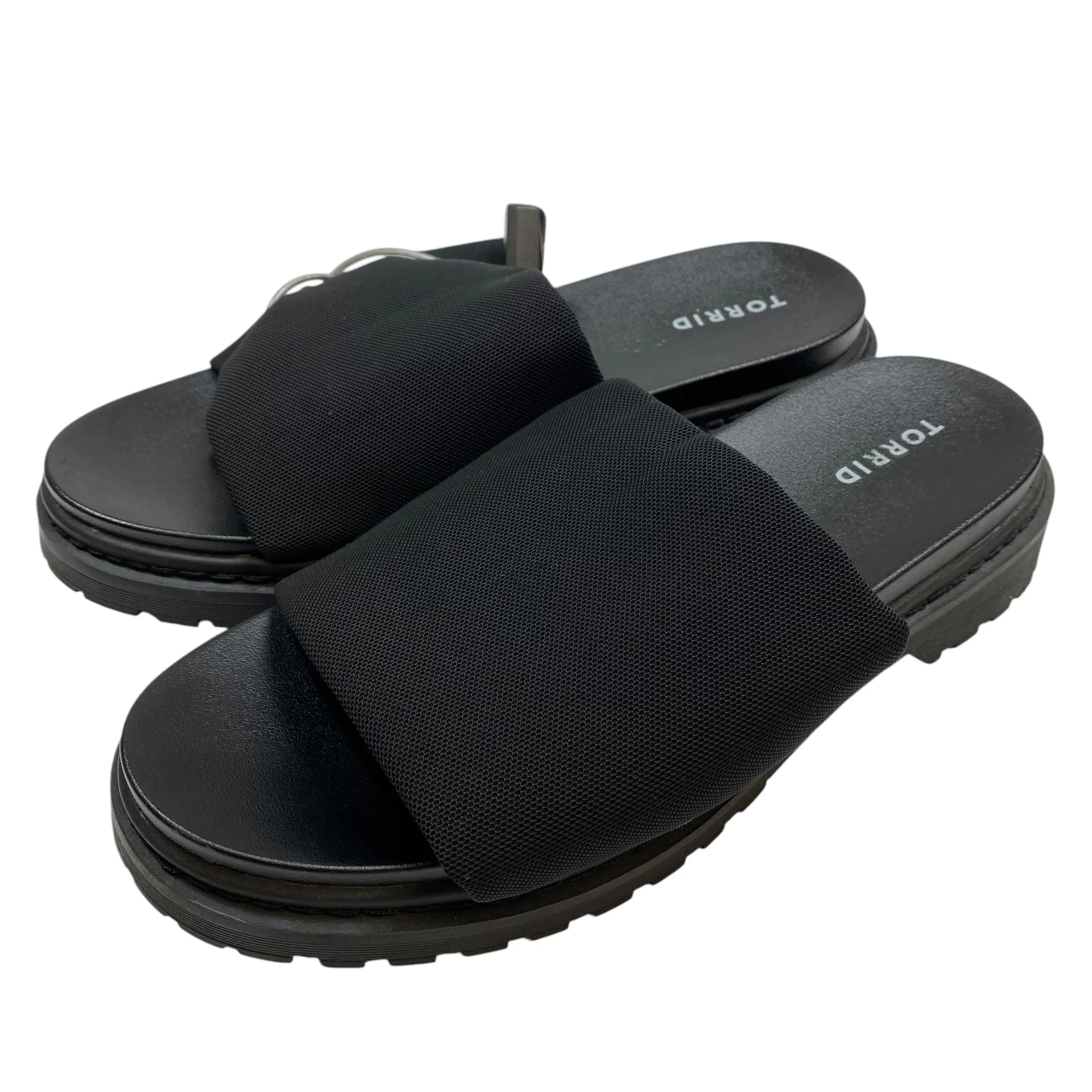 Sandals Flats By Torrid In Black, Size: 11