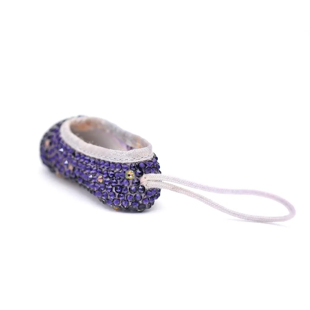 Sugar Plum Fairy Miniature Pointe Shoe from Nutcracker Set • Ornament, Key Chain or Bag Charm