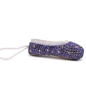 Sugar Plum Fairy Miniature Pointe Shoe from Nutcracker Set • Ornament, Key Chain or Bag Charm
