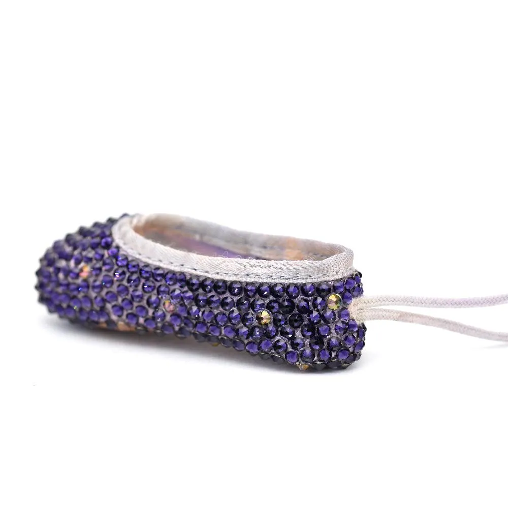 Sugar Plum Fairy Miniature Pointe Shoe from Nutcracker Set • Ornament, Key Chain or Bag Charm