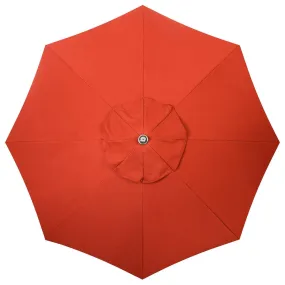 The Resort Market Umbrella - Octagon - Canopy 12' - Terracotta Red