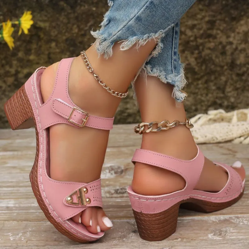 The Summer Hot Sale 50% OFFWomen's Chunky Heel Sandals