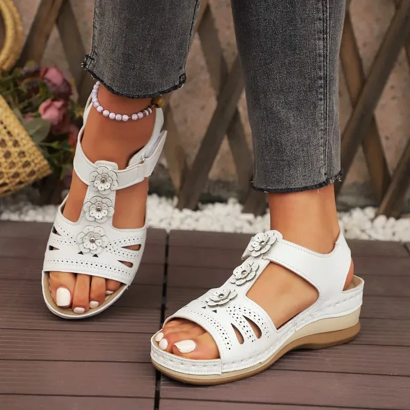 Vera | Summer Comfort Platform Peep Toe Sandals