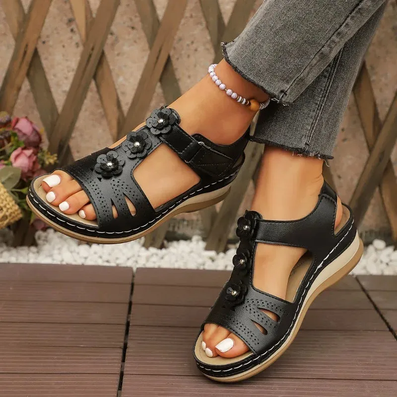 Vera | Summer Comfort Platform Peep Toe Sandals