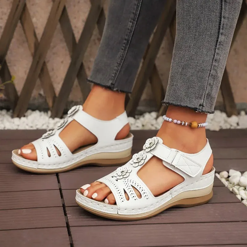 Vera | Summer Comfort Platform Peep Toe Sandals