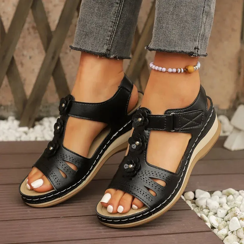 Vera | Summer Comfort Platform Peep Toe Sandals