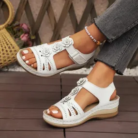 Vera | Summer Comfort Platform Peep Toe Sandals