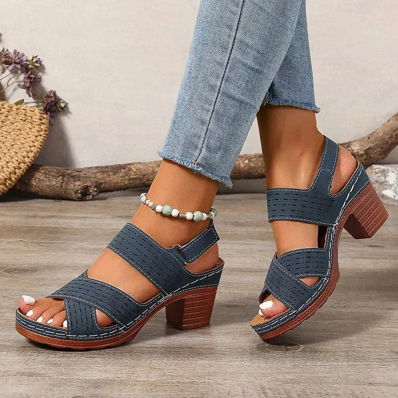 Vera | Summer Platform High Heel Sandals