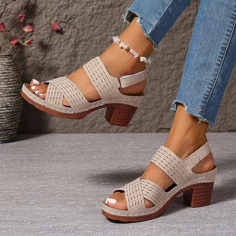 Vera | Summer Platform High Heel Sandals